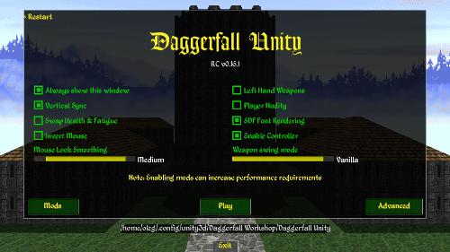 Daggerfall Unity 0.16.1 Release Candidate