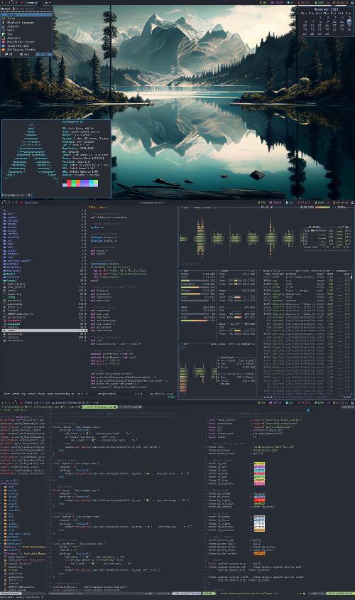 Минималистичный AwesomeWM