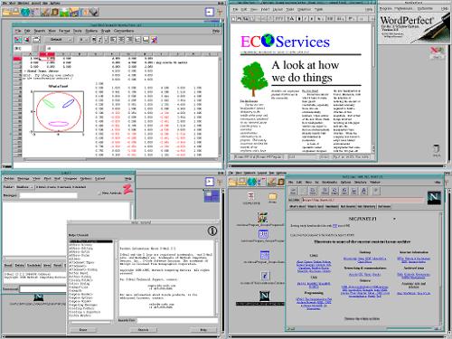 Скриншот: Caldera Internet Office Suite