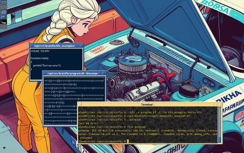 Профессиональная разработка.. на Brainfuck