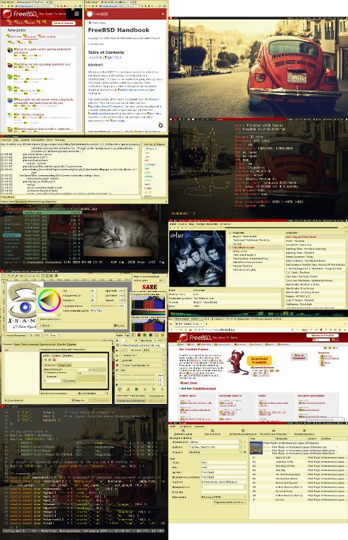Скриншот: Одомашненная FreeBSD