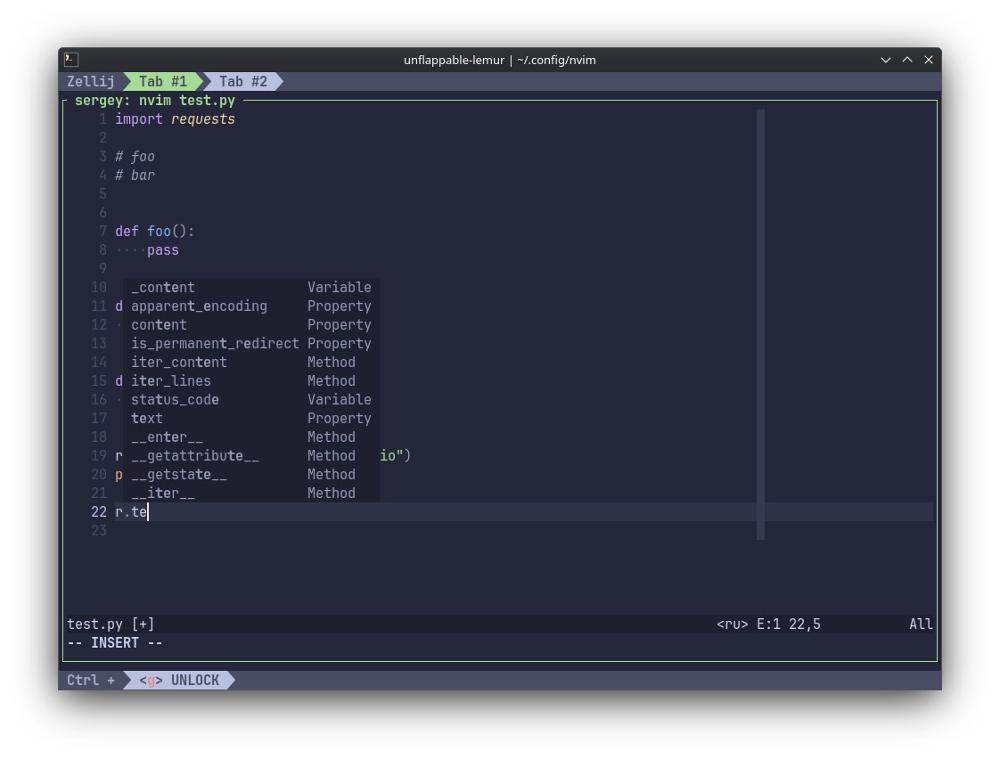 Обзор новых возможностей редактора Neovim