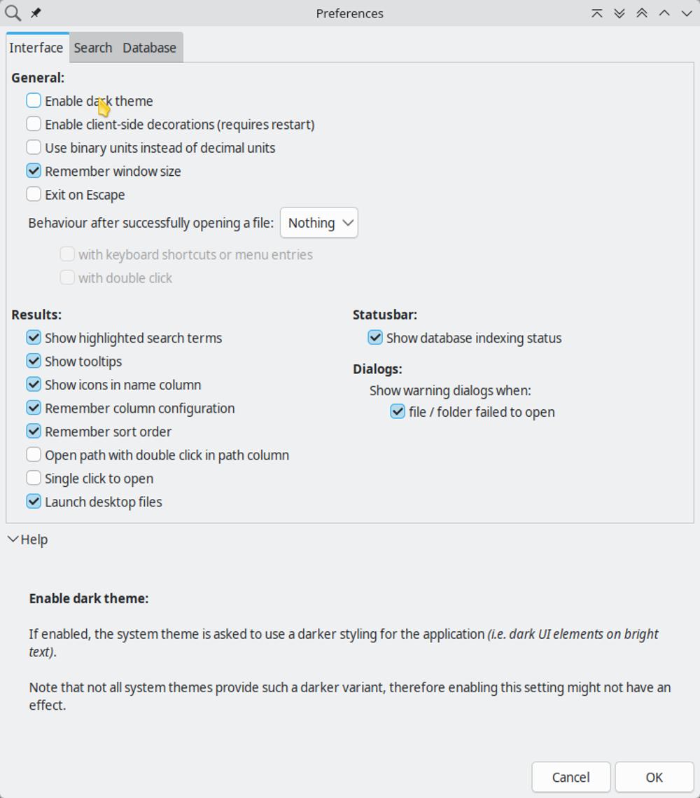 FSearch 0.3