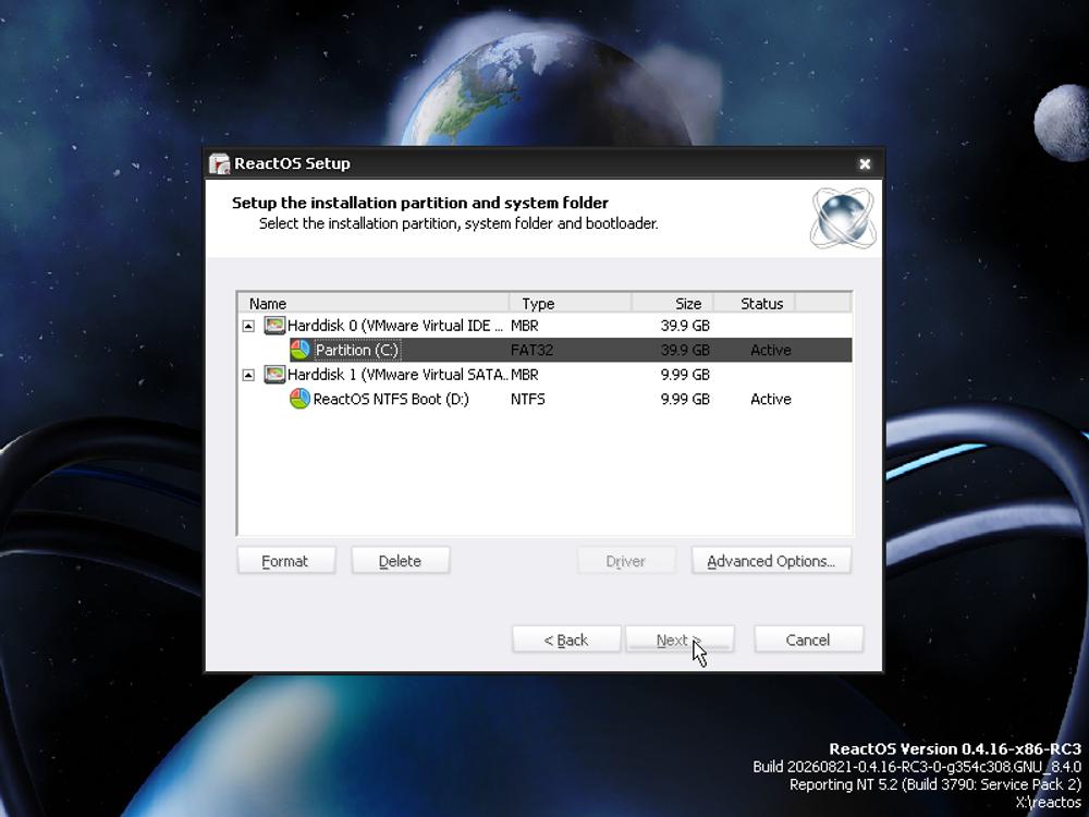 ReactOS 0.4.16