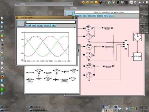 KDE, Scicos