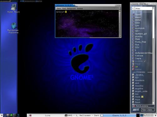 FreeBSD 4.9 + Gnome 2.4.0 + XFree86 4.3.0