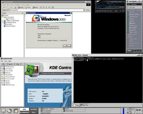 SunOS + KDE + Win2k