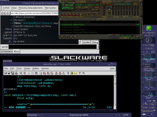 Flux+Gvim+Xchat+...