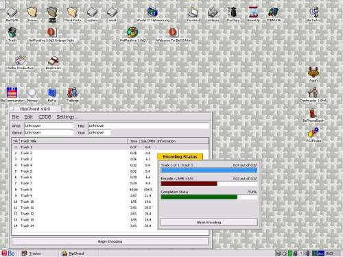 BeOS it is Linux-like system...