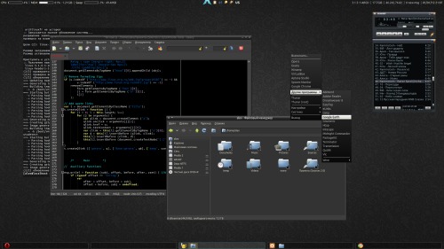 Новый большой монитор, Arch Linux, OpenBox