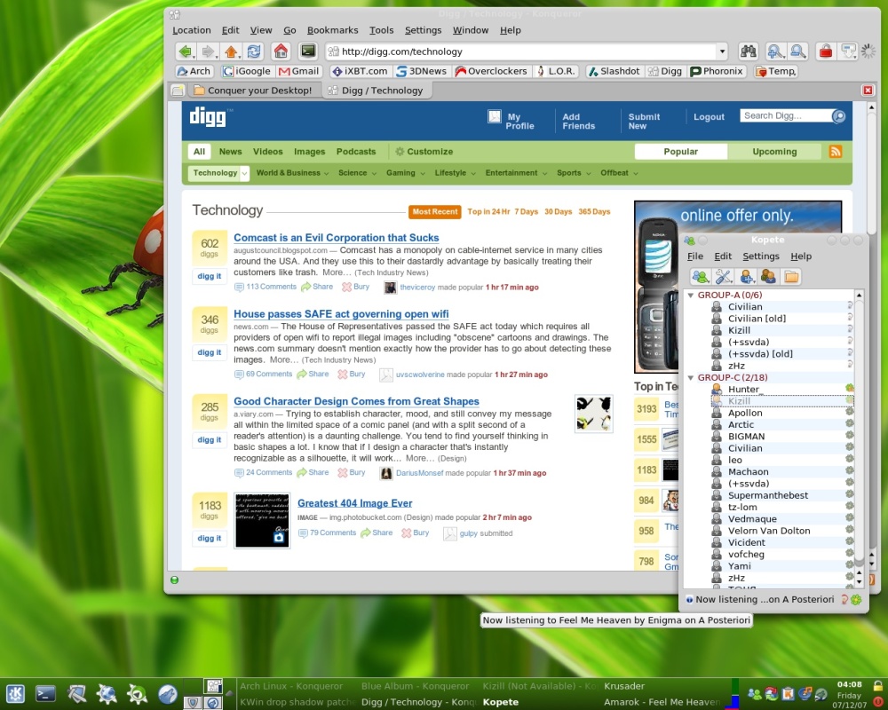 KDEmod 3.5.8