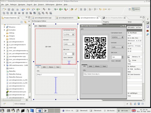Готовые проекты на qt