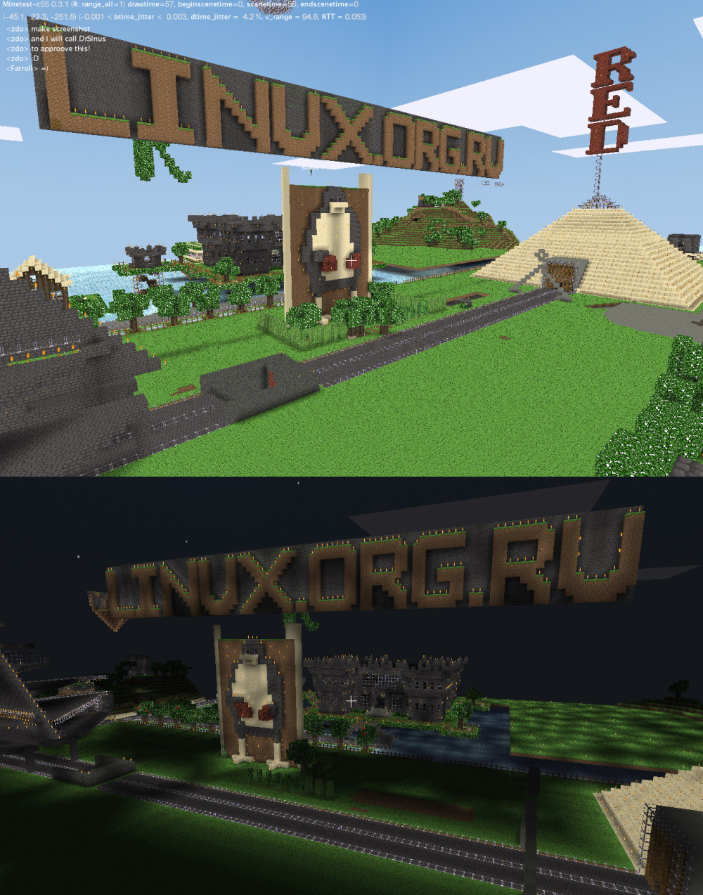 Linux.org.ru @ Minetest